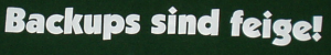 Backups sin feige