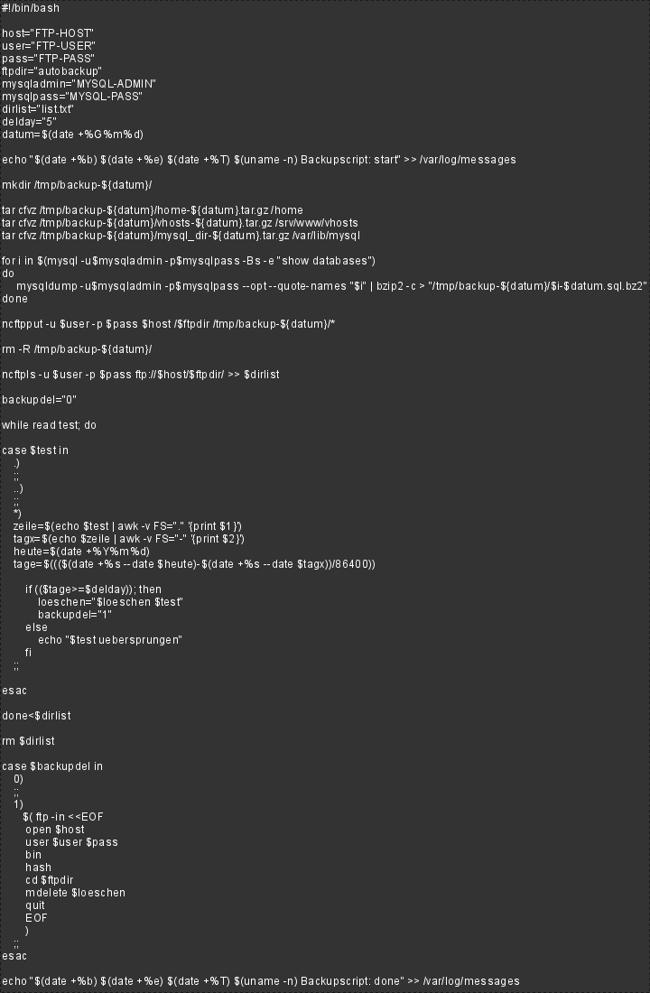 Backup-Skript